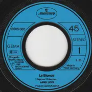 7inch Vinyl Single - April Love - La Blonde