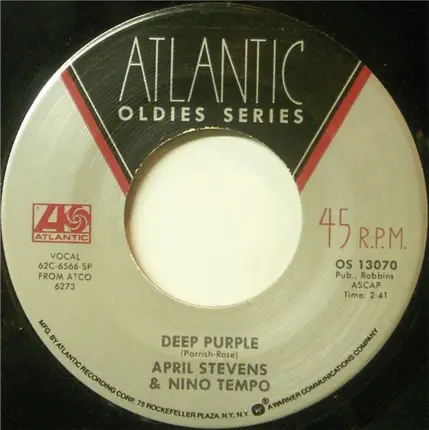 April Stevens & Nino Tempo - Deep Purple / Sweet And Lovely
