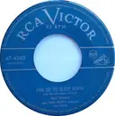 7inch Vinyl Single - April Stevens With Henri René And His Orchestra - And So To Sleep Again / Aw C'mon