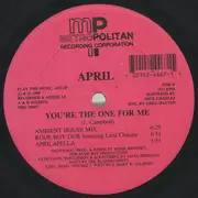 12inch Vinyl Single - April - You're The One For Me - Red Labels