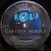 2 x 12inch Vinyl Single - Aqua - Cartoon Heroes (Remixes) - Stickered Sleeve