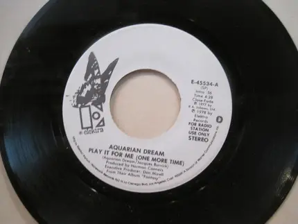 Aquarian Dream - Play It For Me (One More Time)