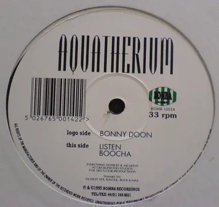 Aquatherium - Listen / Bonny Doon / Boocha