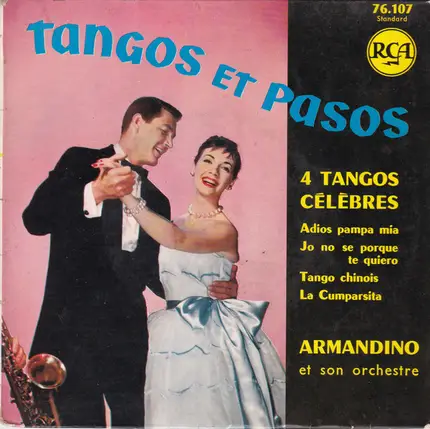 Armandino Et Son Orchestre - Tangos Et Pasos  - Adios Pampa Mia