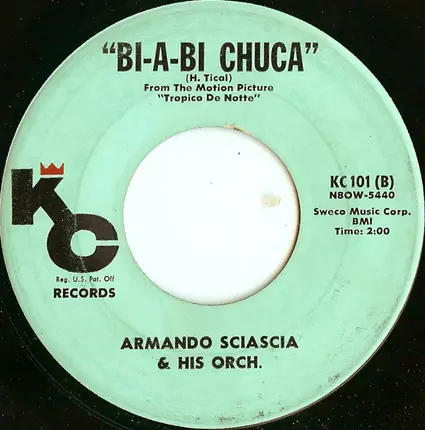 Armando Sciascia Orchestra - Tiger Twist
