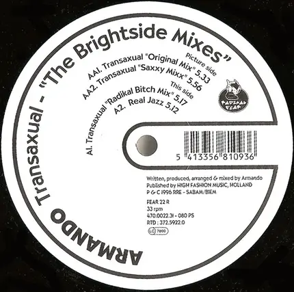 Armando - Transaxual - The Brightside Mixes