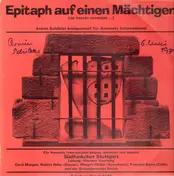 Armin Schibler - Epitaph auf einen Mächtigen
