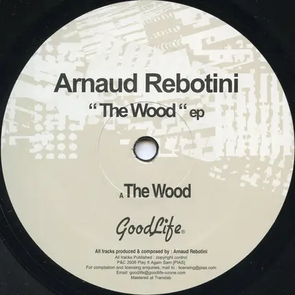 Arnaud Rebotini - The Wood EP