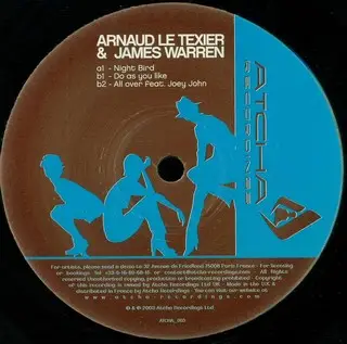 Arnaud Le Texier & James Warren, James Warren & Arnaud Le Texier - Night Bird