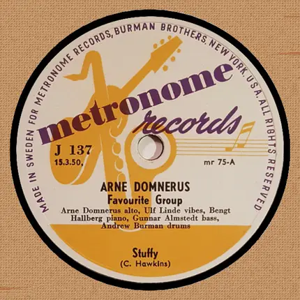 Arne Domnérus Favourite Group - Chloe / Stuffy