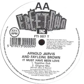 Arnold Jarvis - It Must Have Been Love