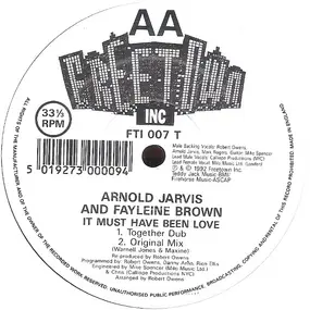 Arnold Jarvis - It Must Have Been Love