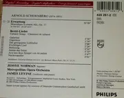 CD - Arnold Schoenberg - Jessye Norman , The Metropolitan Opera House Orchestra , James Levine - Erwartung / Brettl-Lieder (Cabaret Songs)
