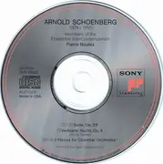 CD - Arnold Schoenberg - Pierre Boulez , Ensemble InterContemporain - Suite, Op. 29 / Verklärte Nacht / 3 Pieces
