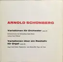 LP - Arnold Schoenberg - Variationen Für Orchester Op. 31 / Variationen Über Ein Rezitativ Für Orgel Op. 40