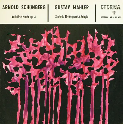 Schoenberg / Mahler - Verklärte Nacht Op. 4 / Sinfonie Nr. 10 (Posth) Adagio