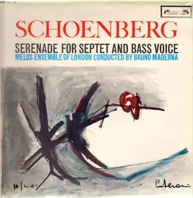 Arnold Schoenberg - Serenade For Septet And Bass Voice