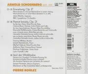 CD - Schoenberg /  Boulez - Pierrot Lunaire - Lied Der Waldtaube - Erwartung