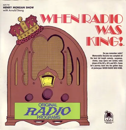 Arnold Stang - When Radio Was King! (Henry Morgan Show With Arnold Stang)