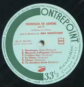 LP - Ara Bartévian Avec Le Concours De: Astrik Keusseyan - Léon Momdjian - E. Derdérian - Les Plus Belles Dances Et Romances