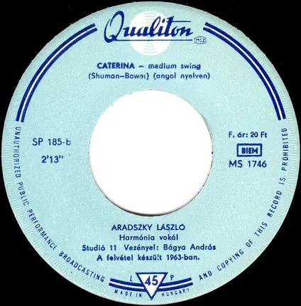 Aradszky László - Forgószél / Caterina