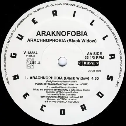 Araknofobia - Arachnophobia (I Want You)