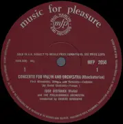 LP - Aram Khatchaturian - Igor Oistrach , Philharmonia Orchestra | Sir Eugene Goossens - Concerto For Violin And Orchestra