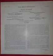 LP - Khatchaturian - Gayaneh. Ballet En 4 Actes Et 5 Tableaux