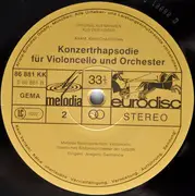 LP - Aram Khatchaturian / Kiril Kondrashin , Mstislav Rostropovich , Evgeni Svetlanov - Symponie Nr. 3 C-dur / C Major, Konzertrhapsodie Für Violoncello Und Orchester