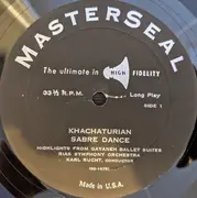 LP - Aram Khatchaturian , RIAS Symphonie-Orchester Berlin , Karl Rucht - Khachaturian's Rousing Fiery Sabre Dance (Highlights From The Gayaneh Ballet Suite)