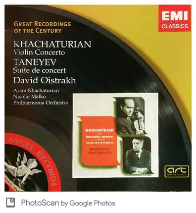 Khatchaturian / Taneyev - Violin Concerto / Suite De Concert