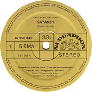 LP - Khatchaturian - Säbeltanz - Suiten Aus 'Gayaneh' und 'Maskerade'