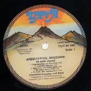 LP - Arbeitstitel Knochen & Band - Es War Einmal - rare kraut folk blues