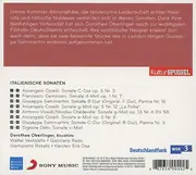 CD - Arcangelo Corelli • Francesco Geminiani • Giuseppe Sammartini • Antonio Vivaldi - Dorothee Oberling - Italienische Sonaten - digipak