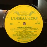 LP - Corelli / Geminiani / Scarlatti - Concertos In Contrast