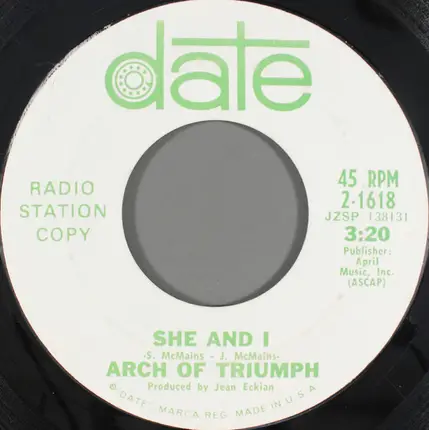 Arch Of Triumph - My Year Is A Day / She And I