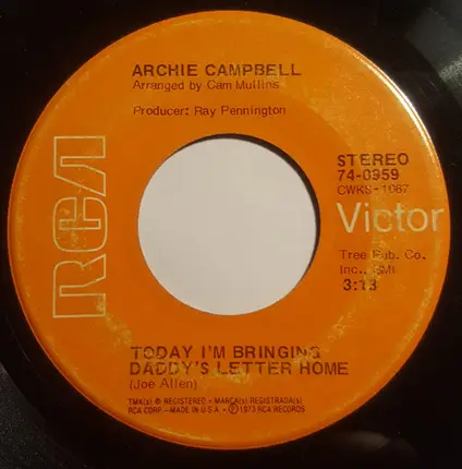 Archie Campbell - A Light In The Window