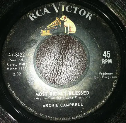 Archie Campbell - Do Lord/Most Richly Blessed