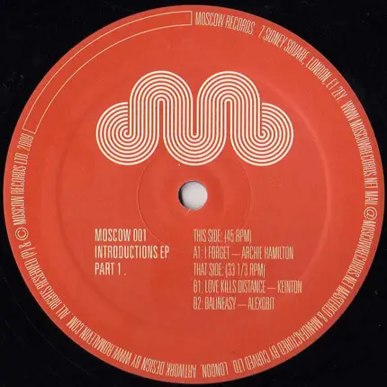 Archie Hamilton / Keinton / Alexqbit - Introductions EP Part 1
