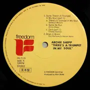 LP - Archie Shepp - There's A Trumpet In My Soul - Promo / OBI and Insert included.