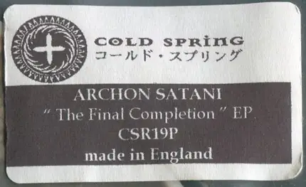 Archon Satani - The Final Completion