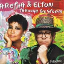 7inch Vinyl Single - Aretha Franklin & Elton John - Through The Storm