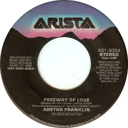 Aretha Franklin - Freeway Of Love