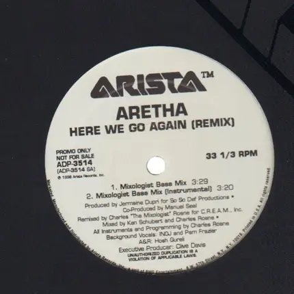 Aretha Franklin - Here We Go Again