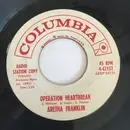 7inch Vinyl Single - Aretha Franklin - Rock-A-Bye Your Baby With A Dixie Melody / Operation Heartbreak