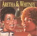 7inch Vinyl Single - Aretha Franklin & Whitney Houston - It Isn't, It Wasn't, It Ain't Never Gonna Be