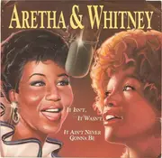 7inch Vinyl Single - Aretha Franklin & Whitney Houston - It Isn't, It Wasn't, It Ain't Never Gonna Be