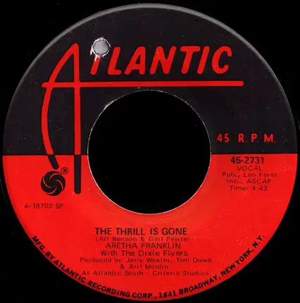 Aretha Franklin With The Dixie Flyers - Spirit in the Dark