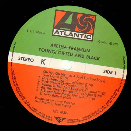 Aretha Franklin - Young, Gifted and Black