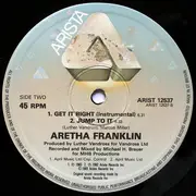12inch Vinyl Single - Aretha Franklin - Get It Right / Jump To It